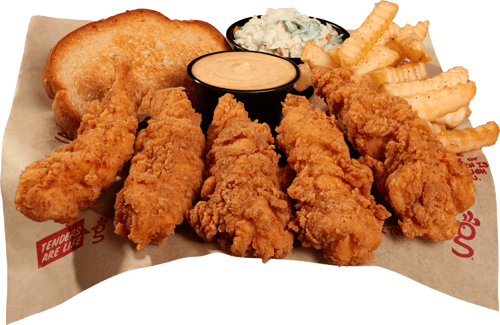 5PieceHueyMagooMeal Delicious 5 piece tender meal from Huey Magoo's restaurant