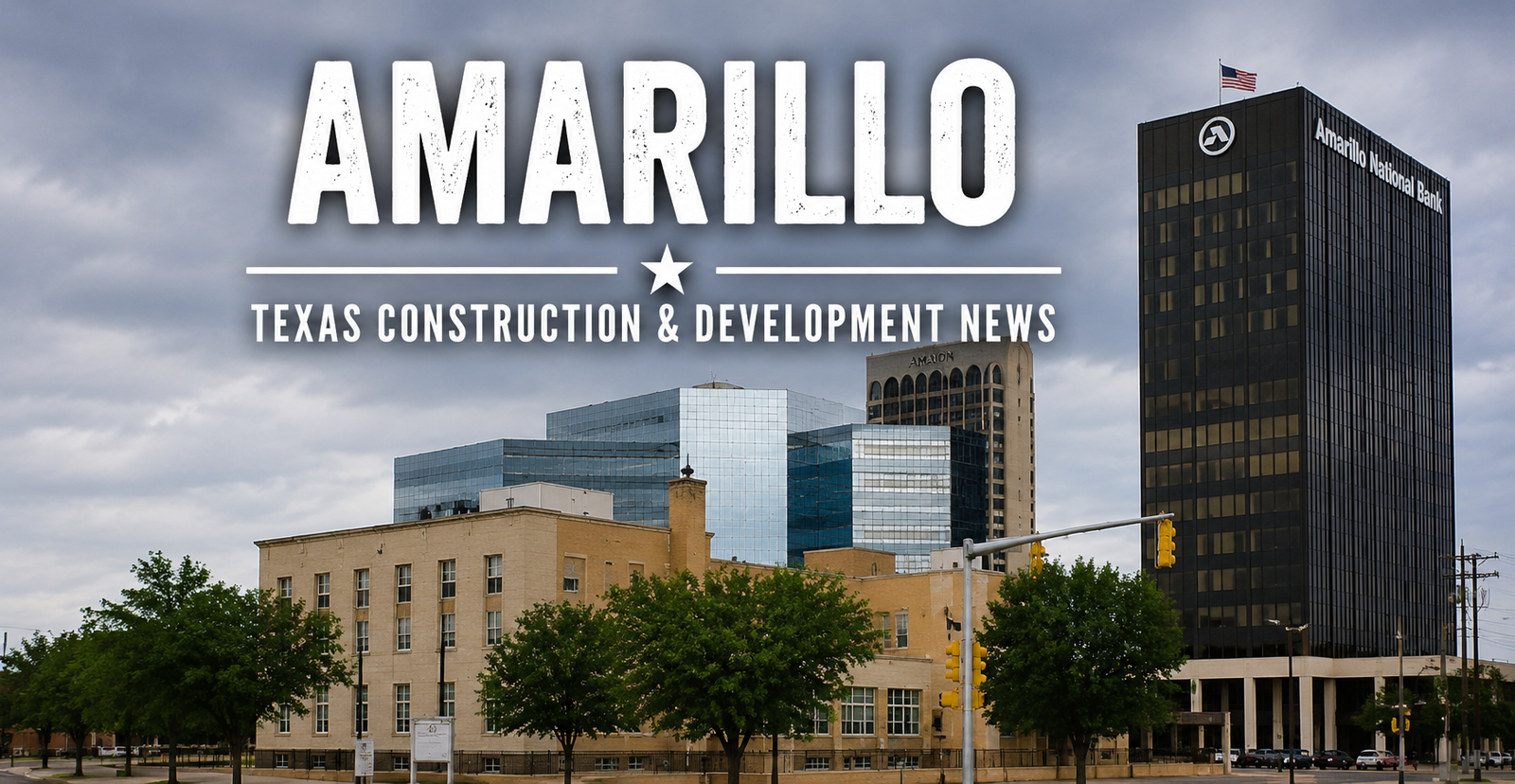 Downtown Amarillo, Texas skyline