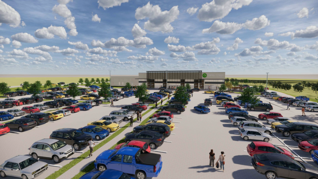 Rendering of the new Valley Creek Church in Argyle
