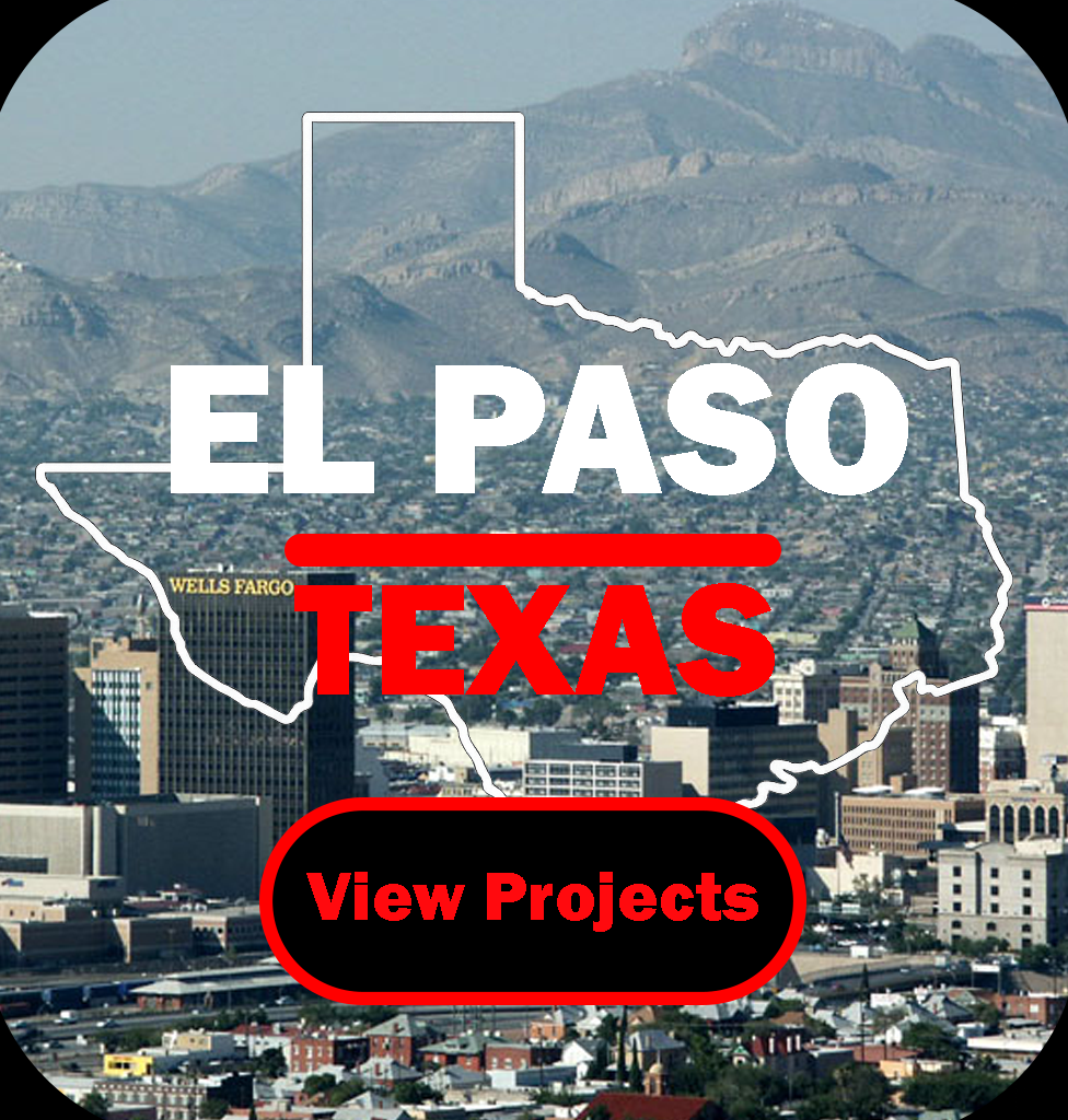 Texas Construction Media graphic featuring El Paso, Texas