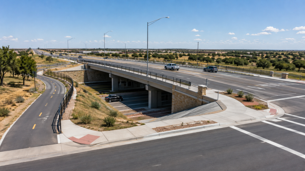 MapleStreetBridge Illustration of the planned Maple Street Bridge project in Abilene