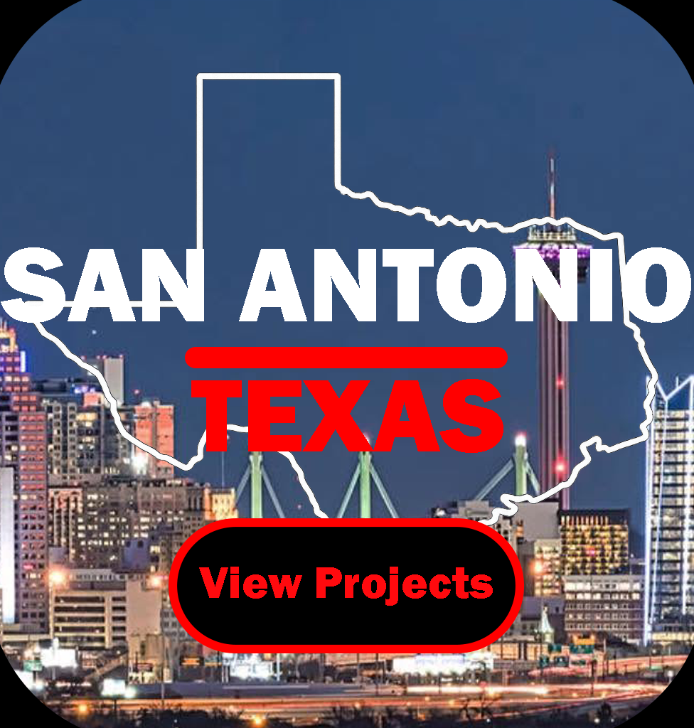 Texas Construction Media graphic featuring San Antonio, Texas