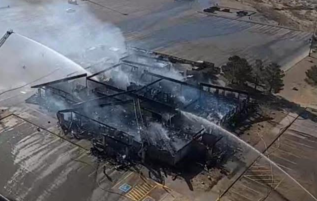 Flying J in Anthony Texas Fire
