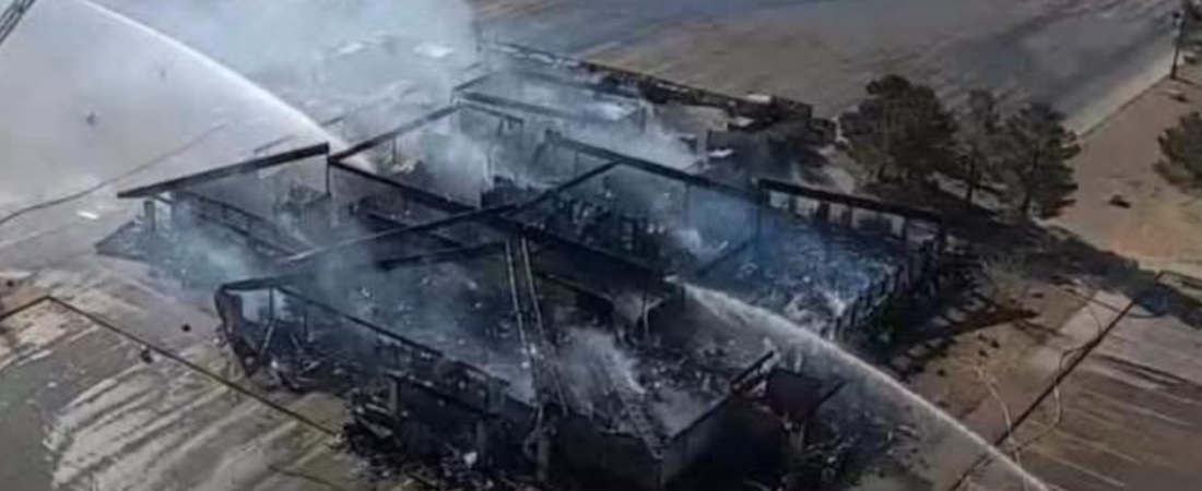 Flying J in Anthony Texas Fire
