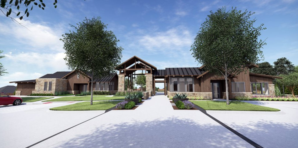 AmenityCenterHPRanchAubrey Highpointe Ranch Aubrey Amenity Center Rendering