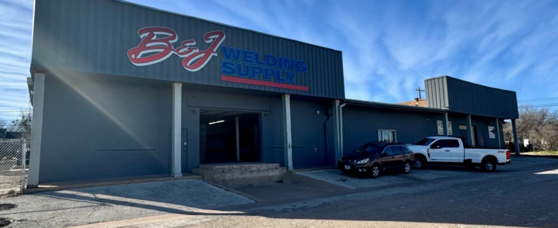 B&J Welding Supply Abilene Exterior B&J Welding Supply storefront exterior with parked vehicles in Abilene