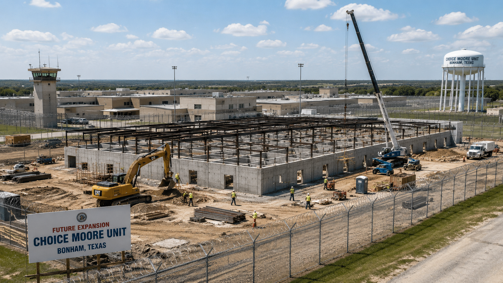 Bonham Prison Part of Texas’ 5,600-Bed Expansion