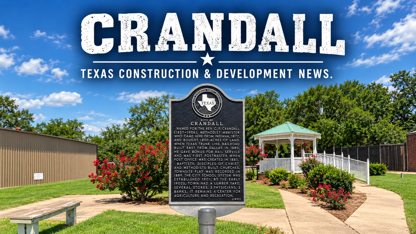 Crandall Texas Construction & Development News city page