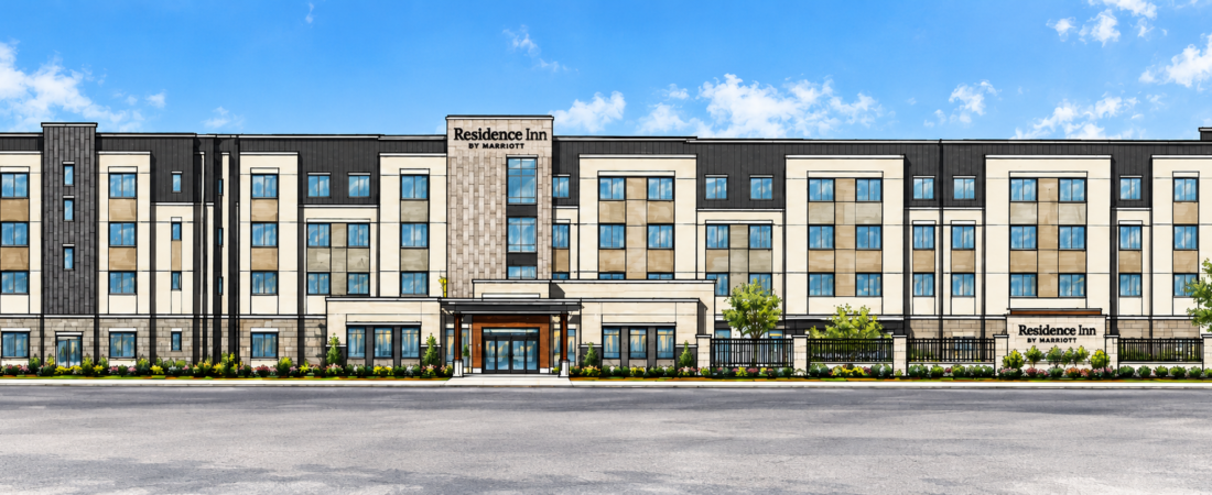 Residence Inn by Marriott Hutto Rendering Residence Inn Hutto rendering showing the planned four-story hotel