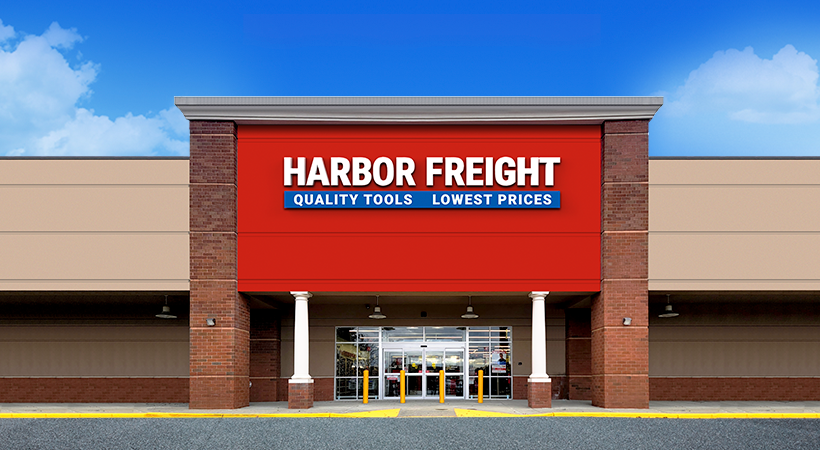 Harbor Freight storefront Representative Harbor Freight storefront for the planned Forest Lane Dallas store