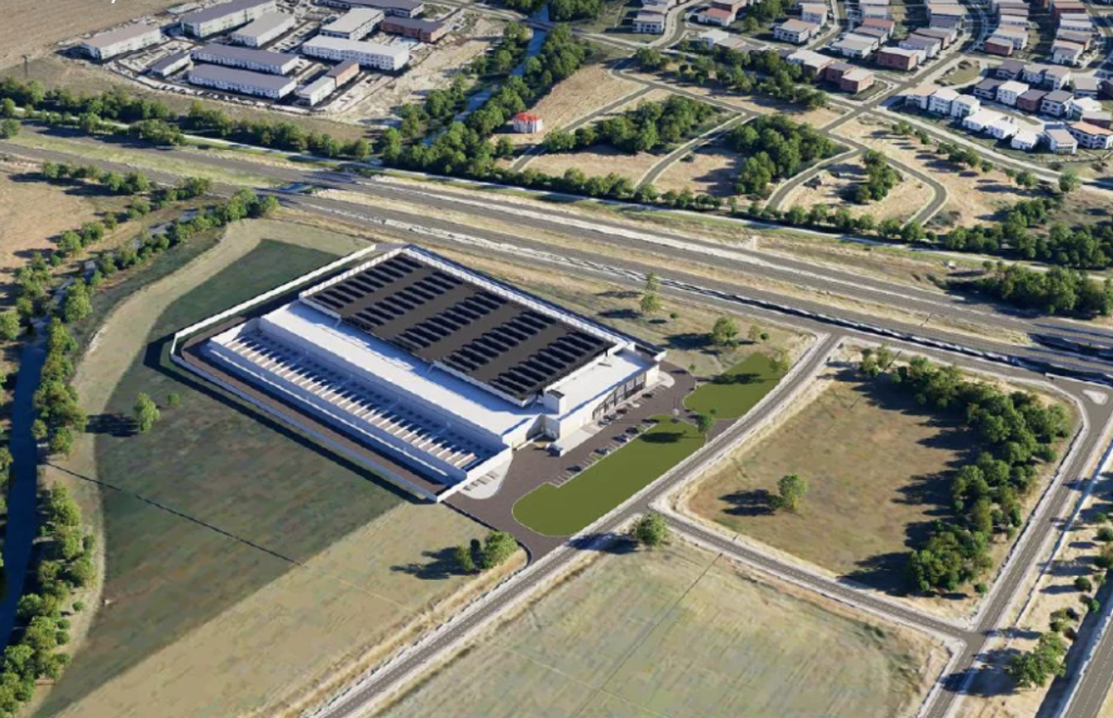 Hutto Data Center Bird's eye view of Colovore Hutto Data Center