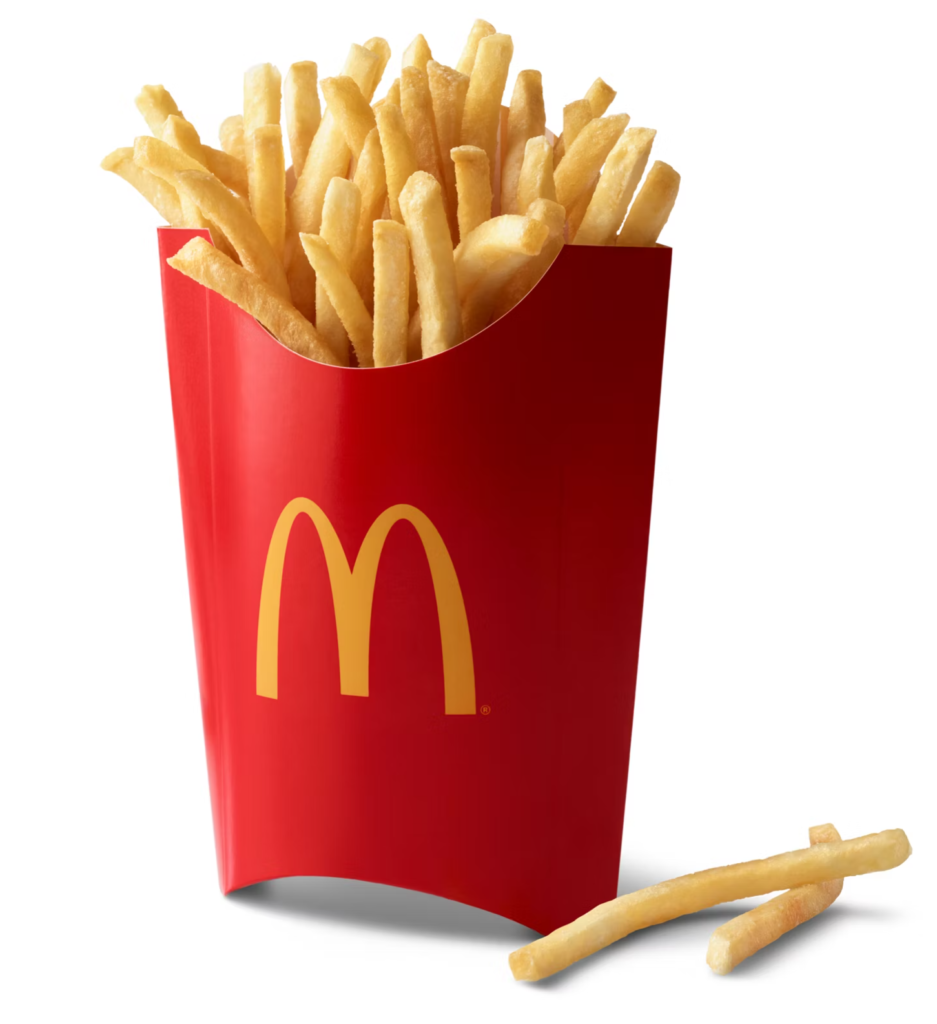 McDonald Large French Fry 2026 look.