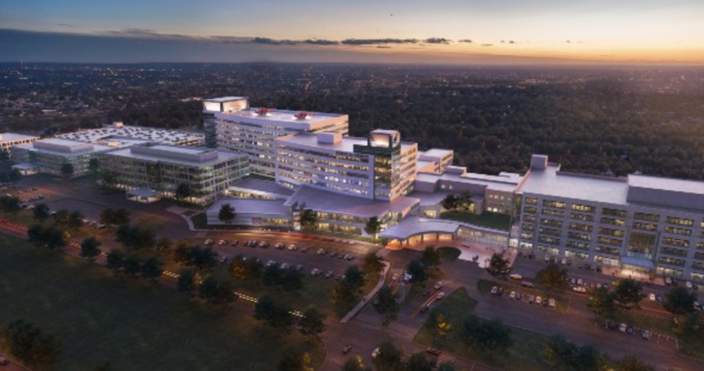 Rendering of the Memorial Hermann Katy Hospital expansion