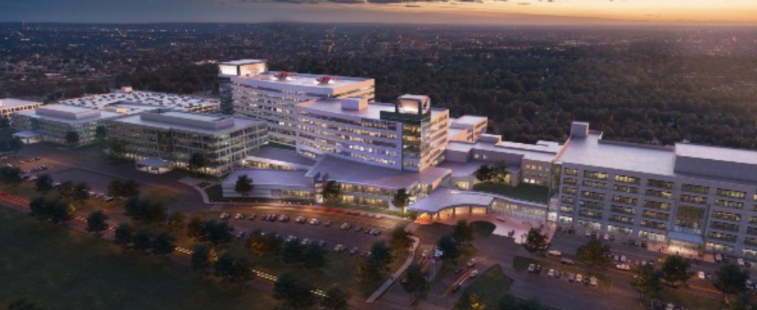 Memorial Hermann Katy Hospital Expansion Rendering Rendering of the Memorial Hermann Katy Hospital expansion