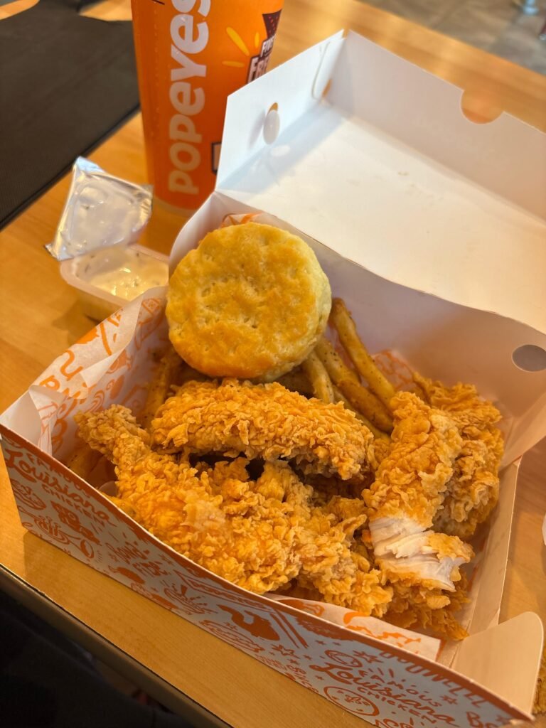 Chicken Tender Meal from Popeyes Chicken