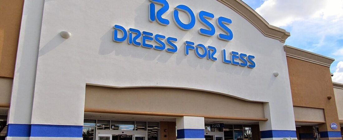 Ross Dress for Less Store Exterior Ross Dress for Less storefront with blue signage
