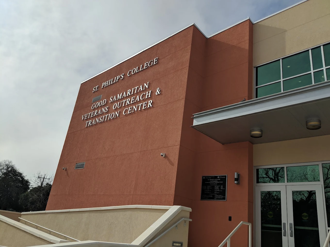 Good Samaritan Veterans Outreach and Transition Center exterior near St. Philip's College