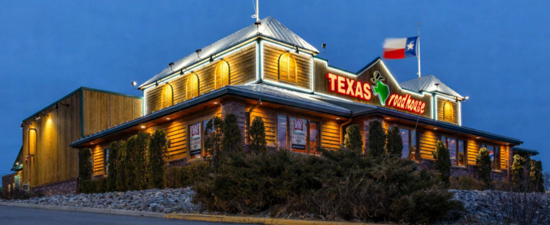 Exterior of an existing Texas Roadhouse restaurant