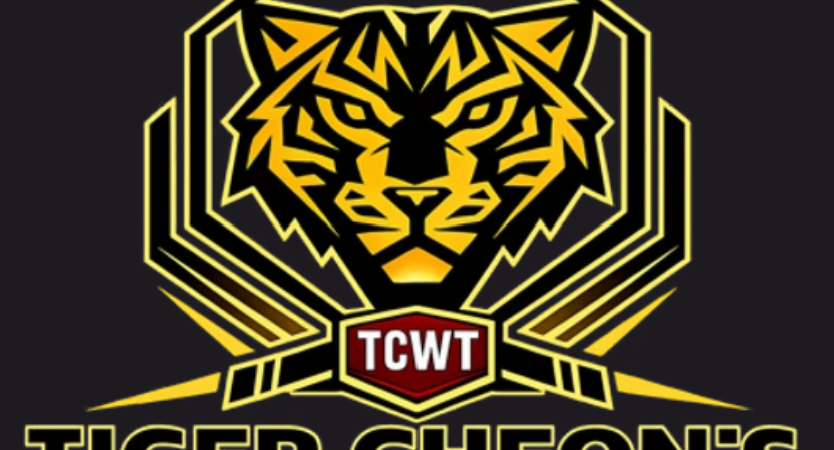 Tiger Cheon’s World Taekwondo logo with tiger emblem and Est. 1993
