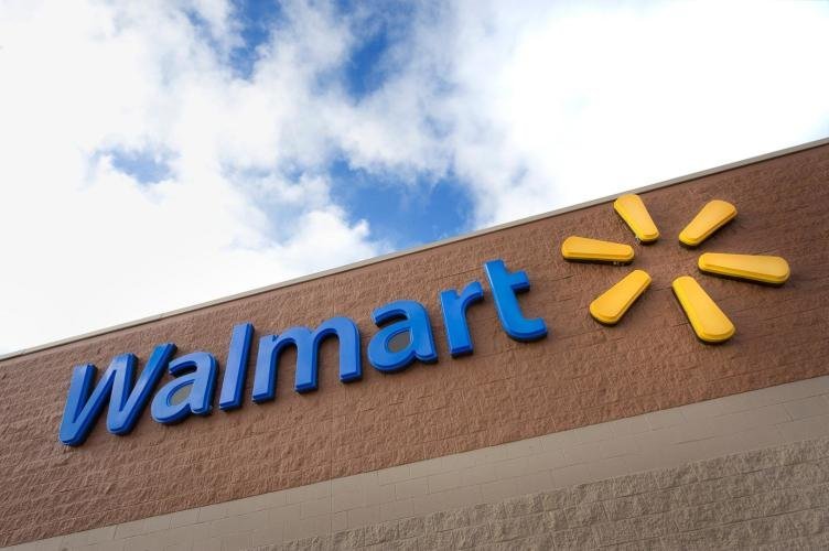 Walmart storefront sign at an existing location