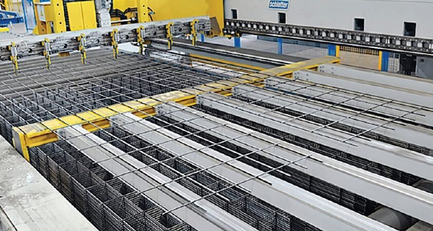 Representative CRI story image showing welded-wire reinforcement manufacturing equipment